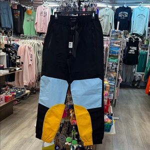 Eleven Paris Black, Blue, and Yellow Joggers